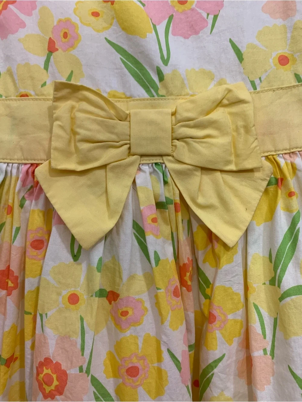Gymboree Yellow Floral “Spring Jubilee” Sz 3 Toddler Dress.             3784